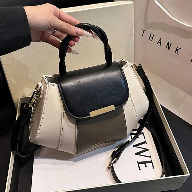 High Quality Soft Leather Handbag Women Purses Female Bag Designer Patchwork Ladies Shoulder Crossbody Bag Sac A Main New Y250730
