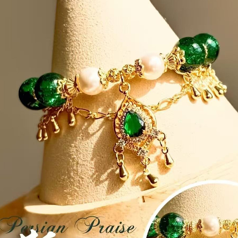 Xi Ling Original Design Glass Bead Bracelet Persian Praise