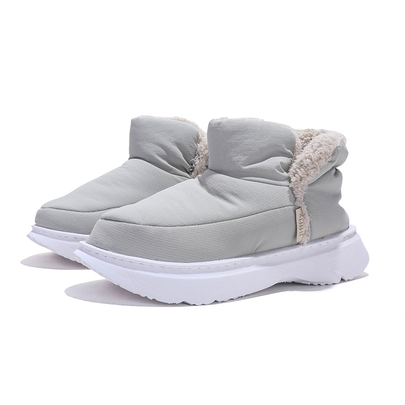 Trendy Plus-Thick Sole Elevated Platform Snow Boot by Jifffly Cozy Cushioned Heel Womens Fashionable Canvas Shoes Seasonal Update 2024/25