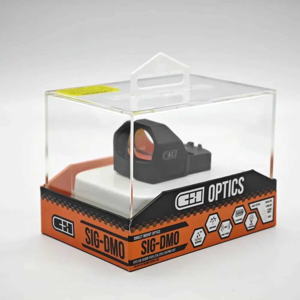 Tactical C H SIG-DMO Red Dot Reflex Sight 3 MOA Red Dot Multi-Reticle for Pistol Hunting with P320226229220 Pro Cut R250730