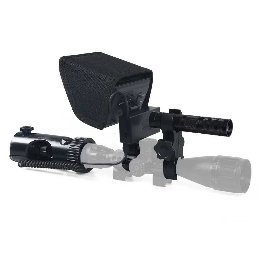 Hunting Riflescope Night Vision IR Optics Sight Scope Camera with 850nm Infrared LED Display Tactical DIY Night Vision Device R250730