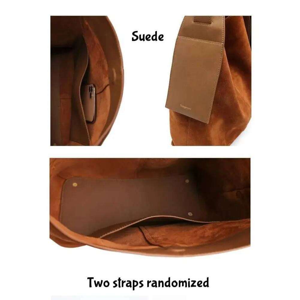 Suede Hanging Earrings Tote Single Shoulder Crossbody Slouchy Commuter Bucket Bag Bags Soft 250731