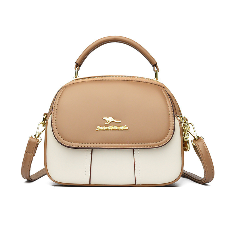 2025 Summer New Women's Shoulder Bag Texture Slant Fashion Women's Soft Leather Tote Bag New Large Capacity New Designer Luxury Bag