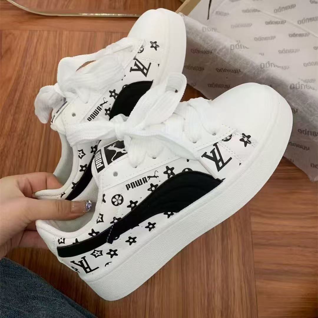 fashion sneaker free shipping Flat shoes versatile trendy shoes Korean version board shoes trendy low cut couple trendy casual sports shoes new