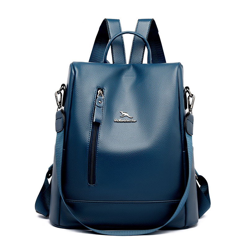 2025 Summer New Women's Shoulder Bag Korean Style Fashion Large Capacity Women's Backpack Single Shoulder Soft Leather Women's Shoulder