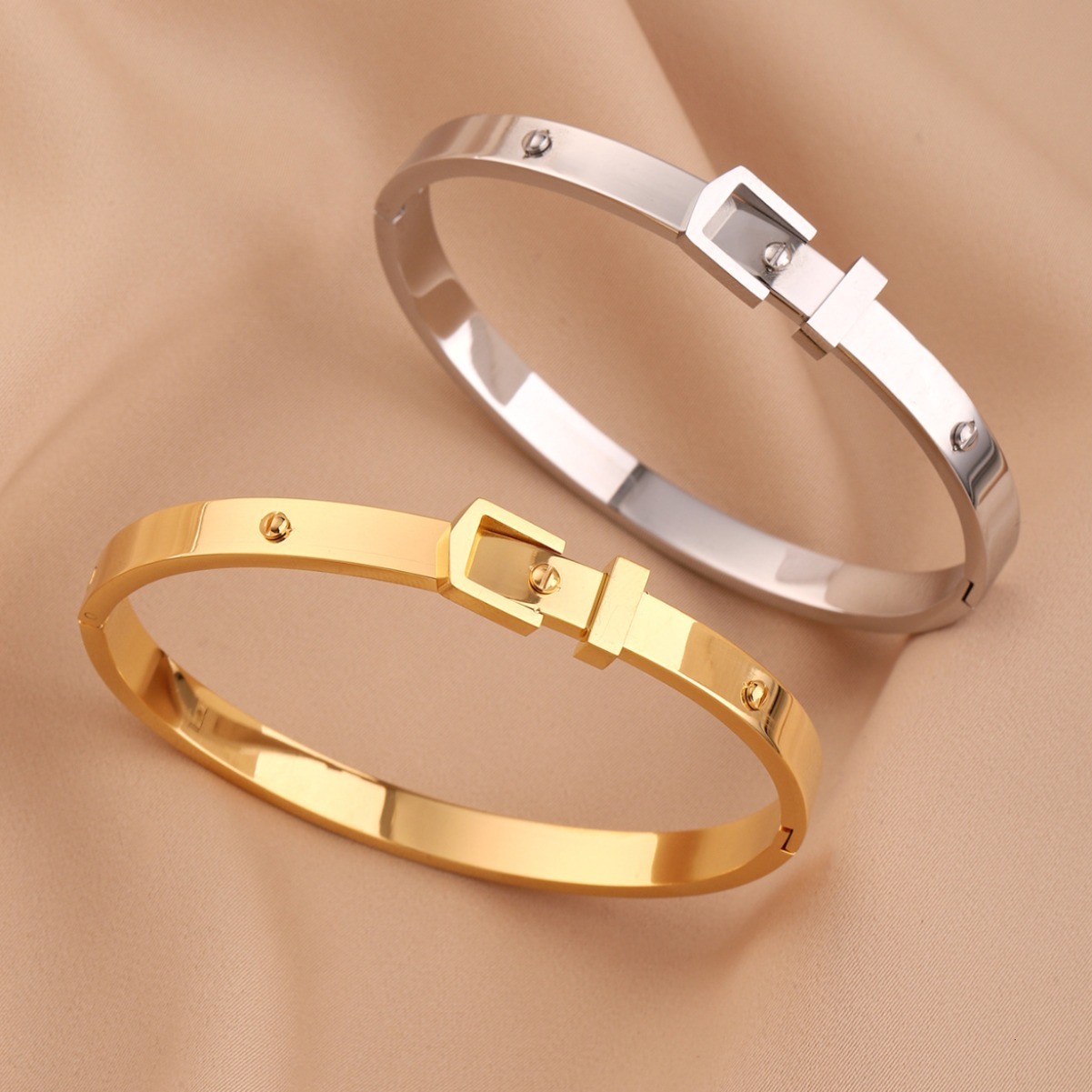 Bracelet For Women Titanium Steel Bracelet Personalized Design Madam High-end Designer Bracelet Feel 18K Rose Gold Plated Light Luxury Exquisite