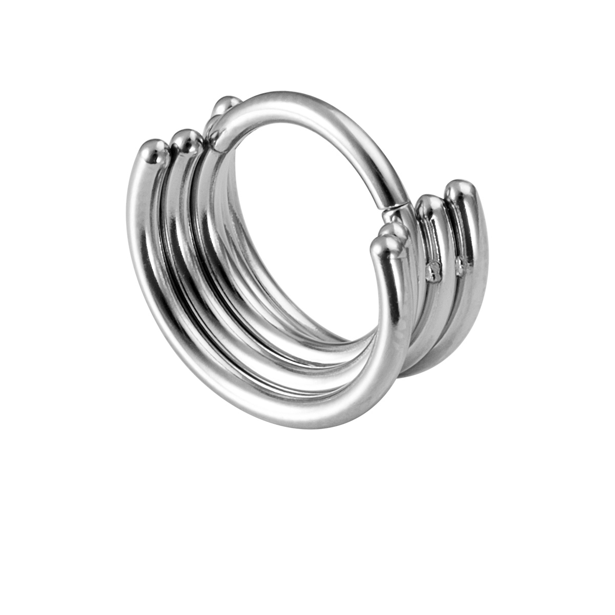 Rivet stainless steel moon water droplet nose spacer ring human puncture jewelry ear bone ring wholesale