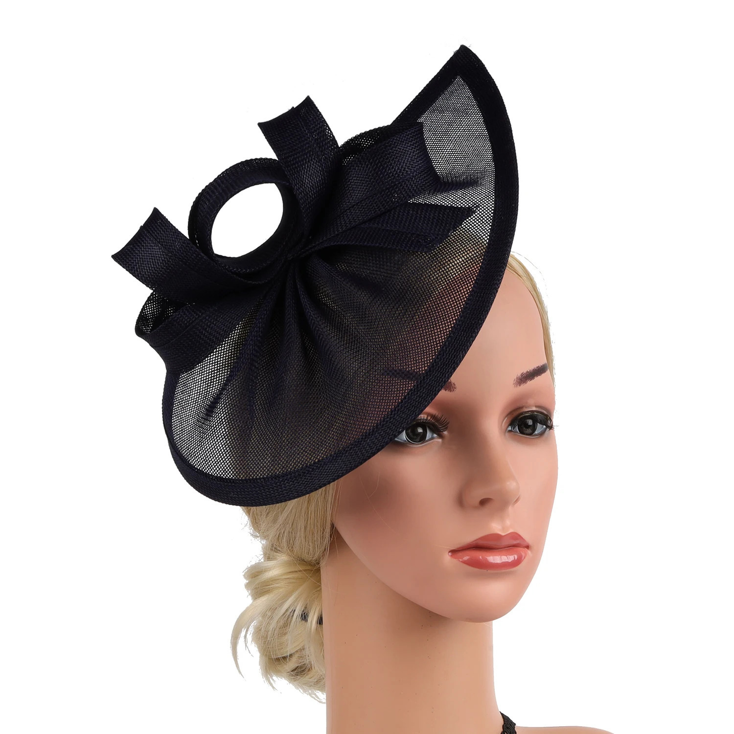 Cocktail Tea Party Fascinator Headband Vintage bowknot Fascinators for Wedding Women 250729