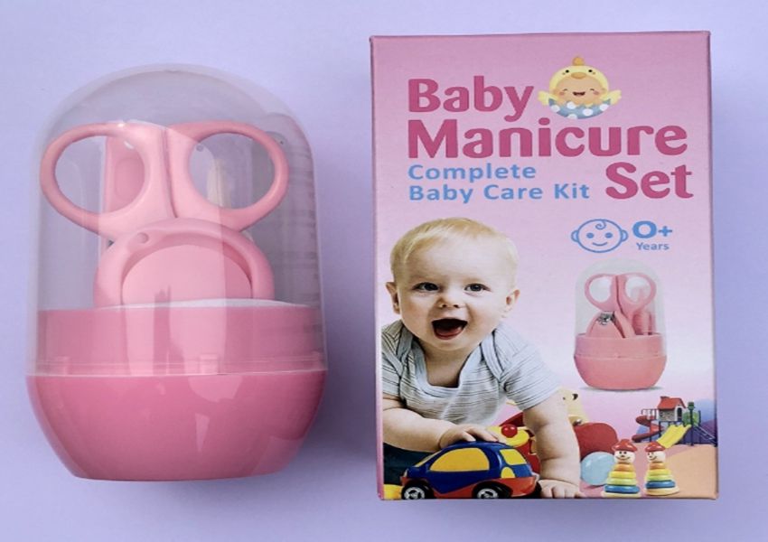 Baby Manicure Set Child Finger Toe Nail Clipper Scissor Cutter Kit Children Kids Nails Care Tools