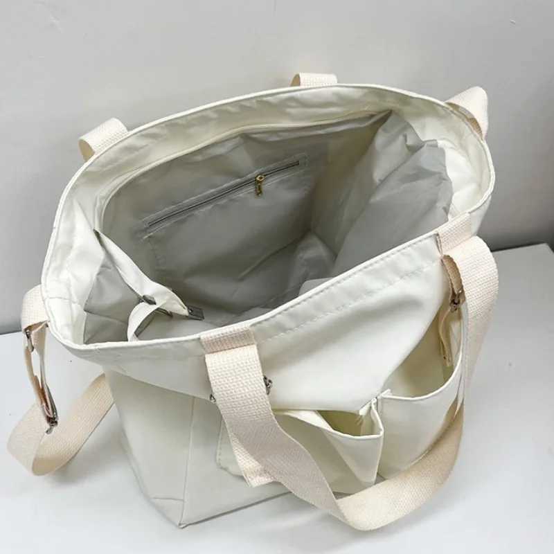 Waterproof nylon bag large capacity lightweight multi-functional womens bag one-shoulder crossbody bag student class tutor Y250730