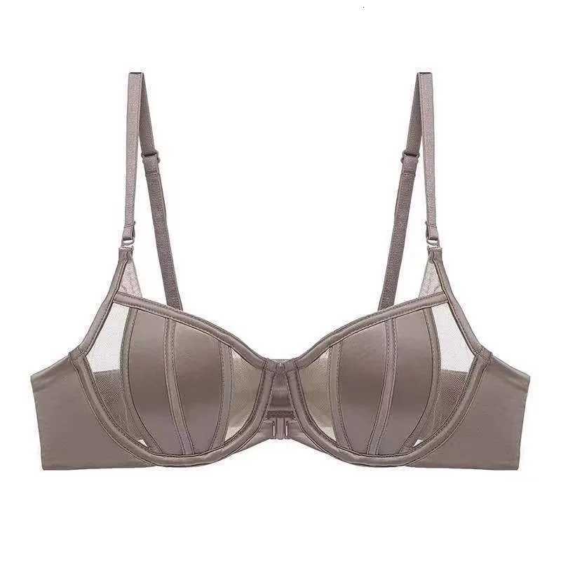 Women Underwear Bra Gather Small Breast and Thin Spring Summer Sexy Bra Front Buckle Solid Color Intimate Clothing Z250730
