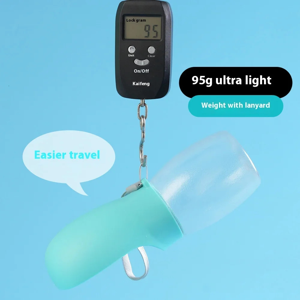 Portable Dog Cat Water Bottle Outdoor Leak Proof Travel Water Dispenser Lightweight Pets Drinking Supply for Hiking Walking 250731