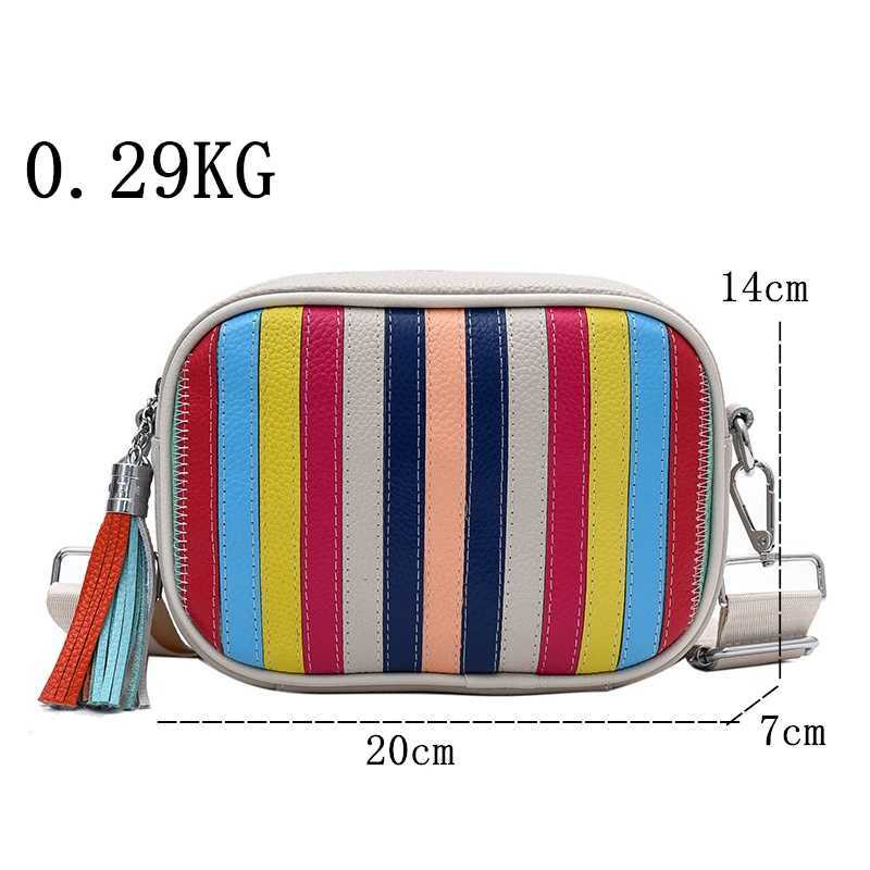 High Quality Cowhide Shoulder Bag for Women Messenger Bags Ladies Genuine Leather Handbag Purse Female Casual Crossbody Bag Y250730
