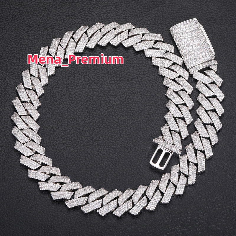 Womens Fashion 18K Gold-Plated Cuban Chain - In-Stock Zircon Copper Jewelry Elegant Gemstone Necklace