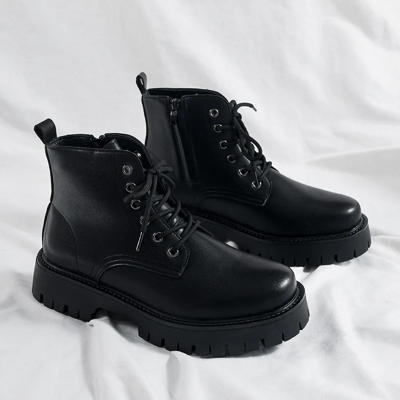 Tactical Boots Men Man Shoes Work and Safety Shoes Dress Booty Man High Heel Ankle Boots Mens Shoe Casual Sneakers Mens Boot 250729