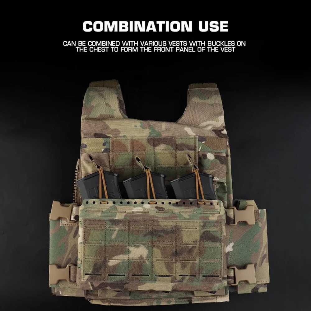5 Chest Rig Molle SS MKV Micro Fight Chassis Placard 5.56 Triple Pouch Hunting Vest Plate Carrier XJ251114