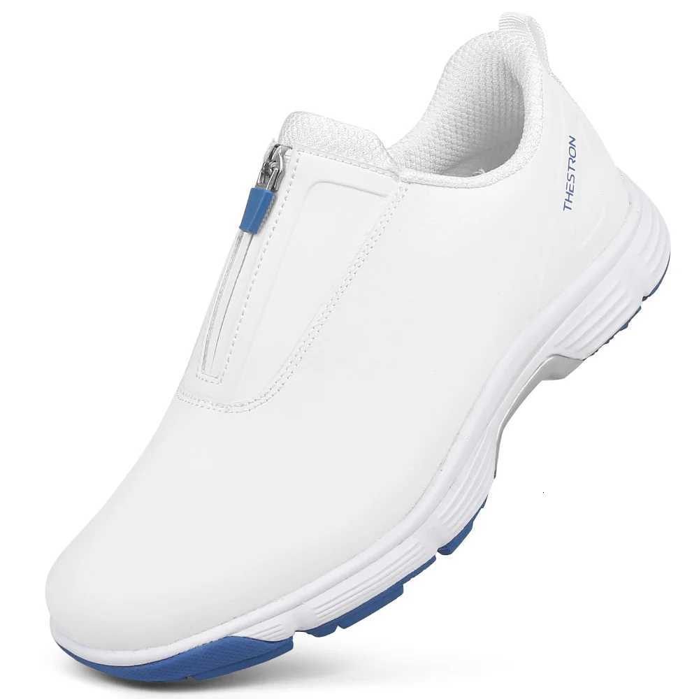 Waterproof Golf Shoes Men Spikeless Golf Sneakers Outdoor Walking Footwear Y250731