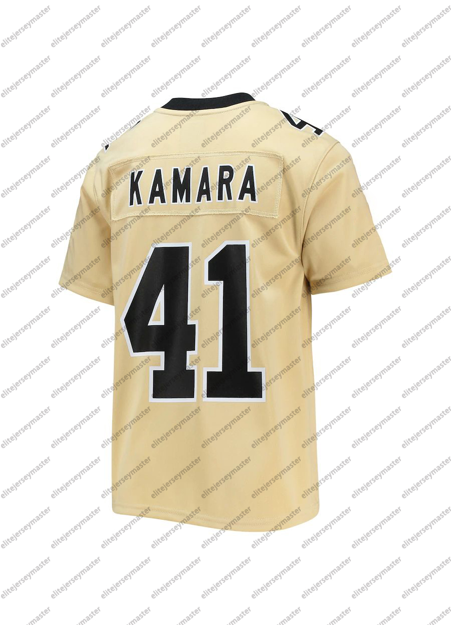 Alvin Kamara 41 Tyrann Mathieu 32 Chris Olave 12 Taysom Hill 7 Cameron Rashid Shaheed Rattler Personalized Customized Football Jerseys Custom Any Number Name 111