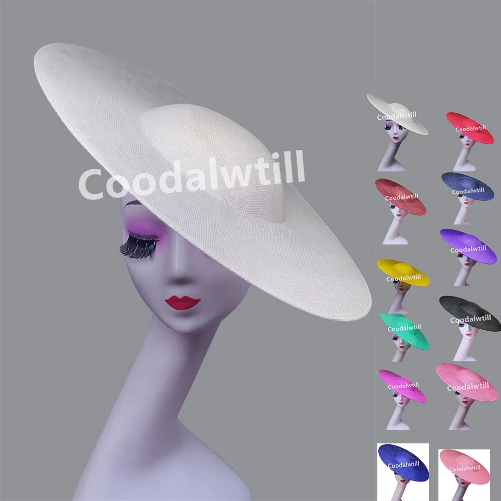 Big Fascinator Base 40cm Diameter Make Wedding Fascinator Hat Derby Big Millinery Cap DIY Hair Accessories Large Top Cap 250729
