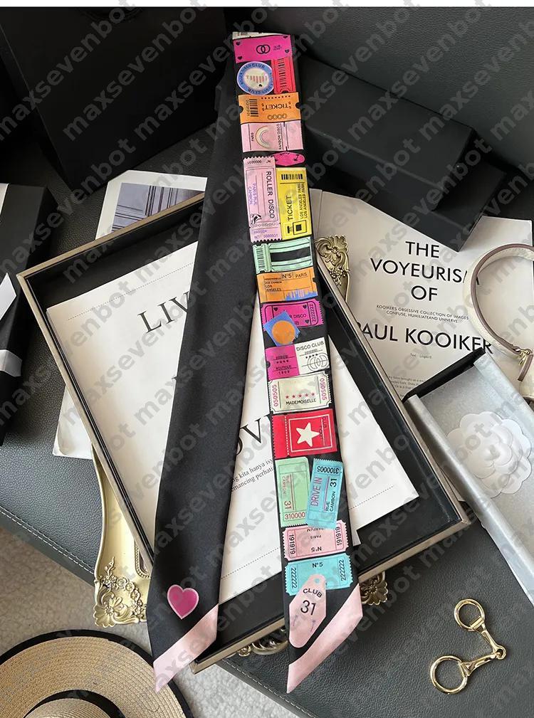 Luxury Silks Scarf Designer Scarf Woman's Wrap Fashion Letter Horse Handbag Scarves Bag Scarf Neckties Hair Bundles Travel Beach Small Silk Scarf