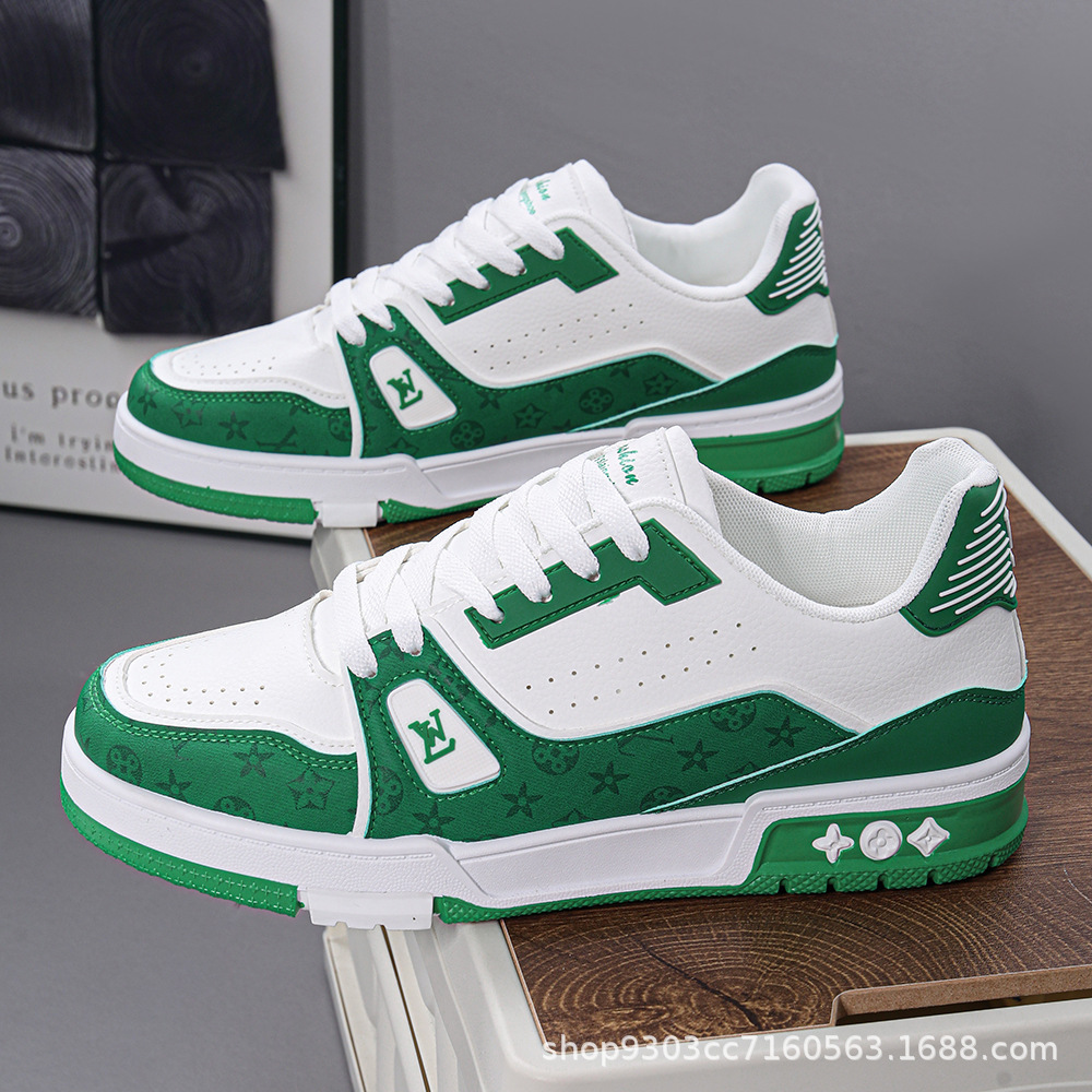 free shipping sneakers Board shoes men's shoes thick soled casual shoes fashionable and versatile white shoes sports shoes hot