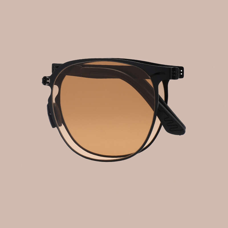 DHcollections 2025 Foldable Metal Sunglasses - UV400 Protection, Gradient Lenses, Portable & Stylish for Men & Women (6 Colors)