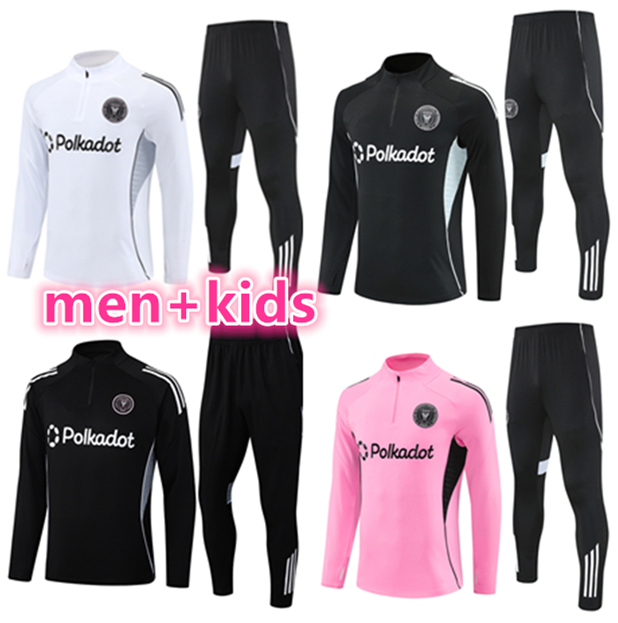 2025 2026 InterS Miamis tracksuit Soccer Jersey CF SUAREZ CAMPANA YEDLIN football Kids Adult shirt kits MaimiS training suit 25 26 jacket