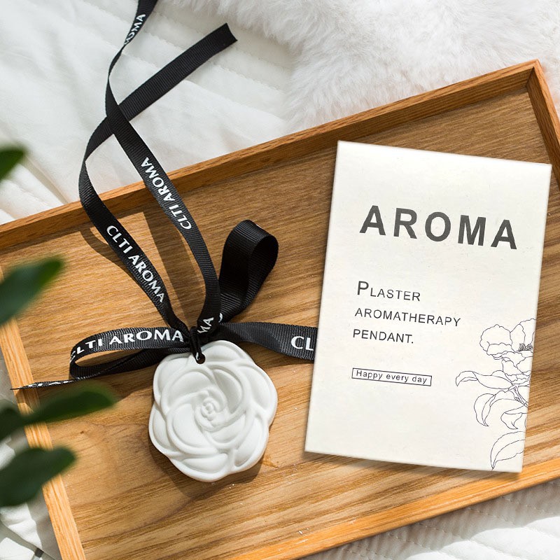 Camellia Gypsum Aromatherapy Tablets Home Wardrobe Bedroom Long Lasting Fragrance Room Fragrance Female Car Hanging