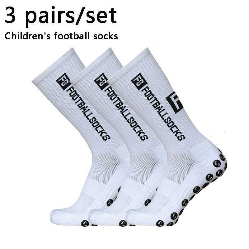 3 Pairs 34-39 New Children and Youth Sports Breathable Soccer Socks Square Silicone Non-Slip Grip Football Socks Futbol Z250731