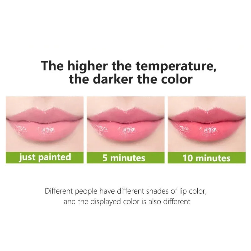 Spring Aloe Vera Moisturizing Lipstick Long Lasting Nouritious Lip Balm Temperature Changing Color lipgloss Lip Makeup Comestics 250730
