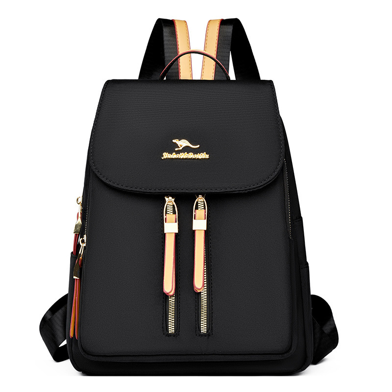 2025 Summer New Women's Backpack Oxford Cloth Backpack Women's New Fashion Travel Simple Backpack Large Capacity Leisure Backpack New Design
