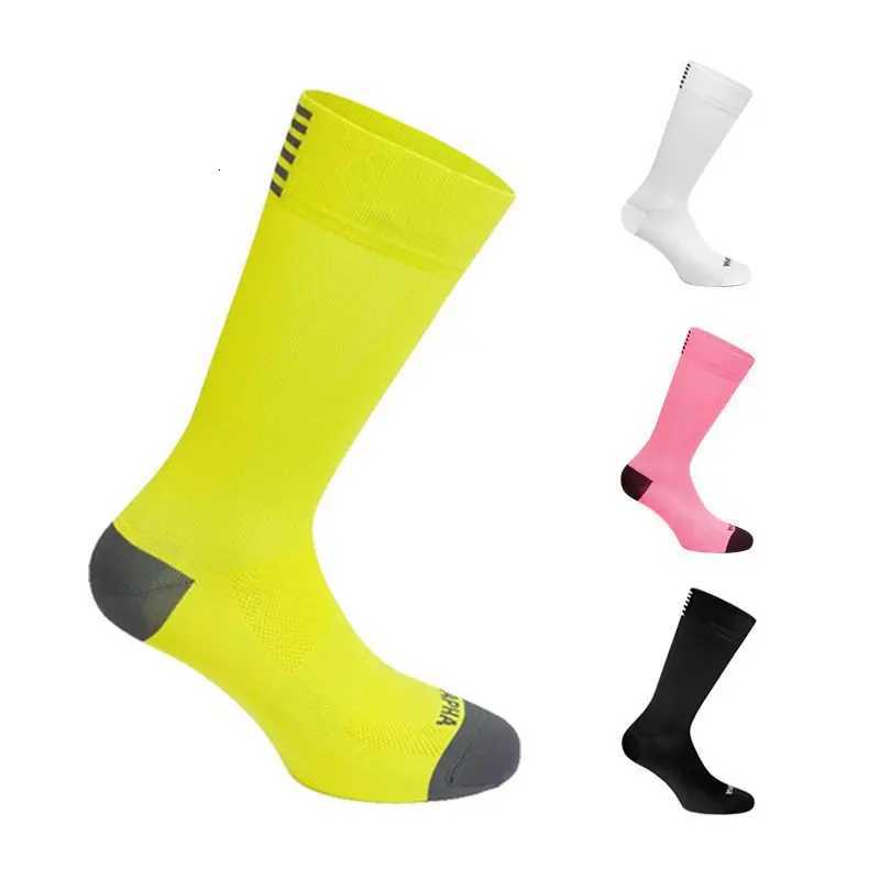 5 Pairs Cycling Socks Men High Quality Professional Competition Sport Riding Soccer Sock Mesh Breathable Road Bicycle Socks Summer Z250731