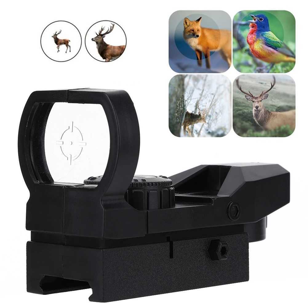3/5Pcs Holographic Rifle Scope Green Dot Sight Scope Compact Sights for 20mm Rail Mount Rifles R250730