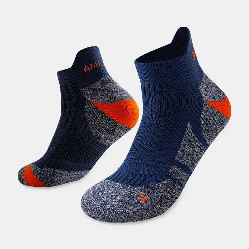 2025 Professional Marathon Running Socks Men Women Sports Fitness Thickened Cushioned Short Tube Low Cut Boat Ankle Socks Z250731