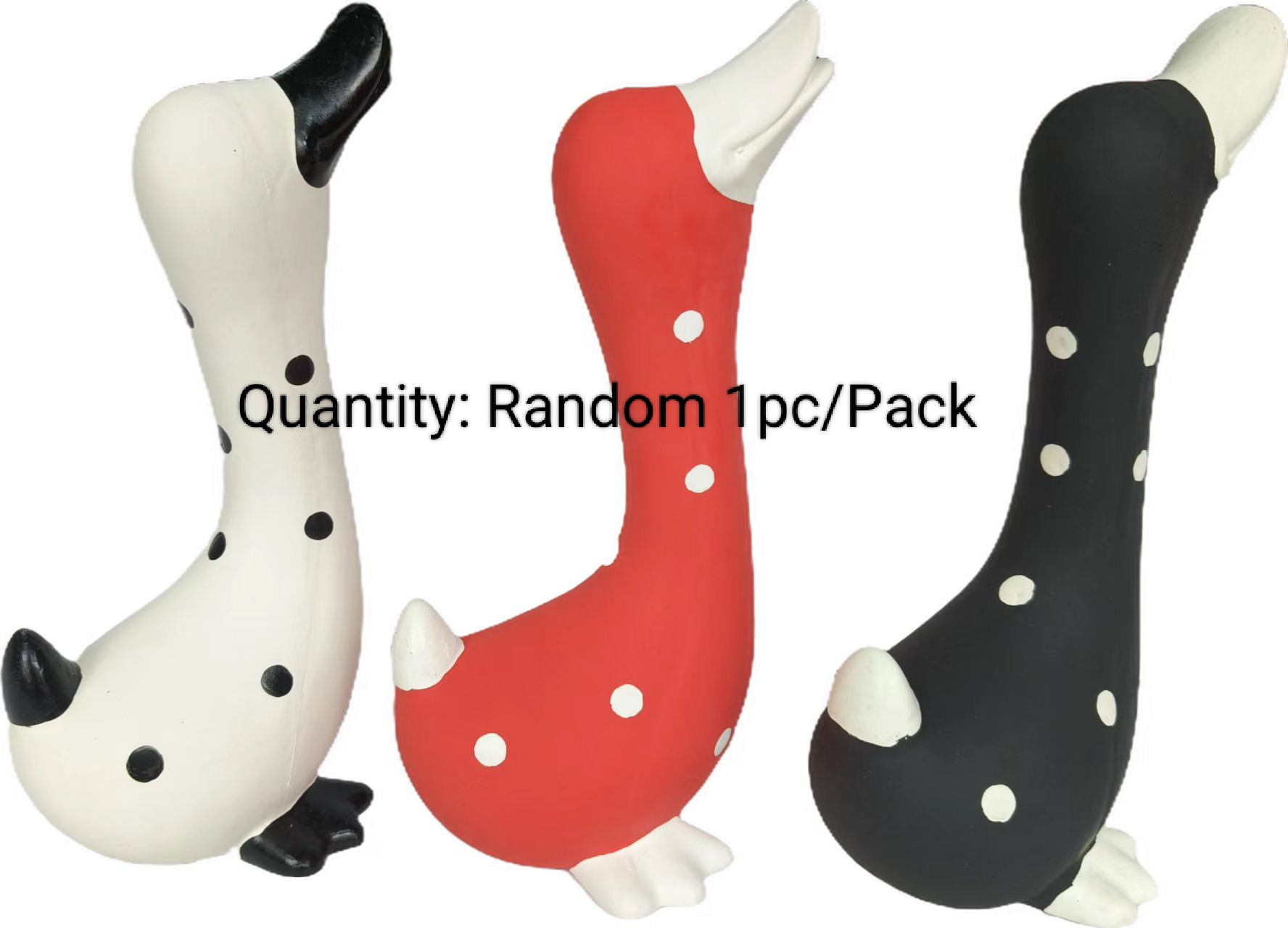 Squeaky Latex Duck Dog Toy Rubber Screaming Teething Sound Chewy Puppy Pet Toy 1pc/Pack