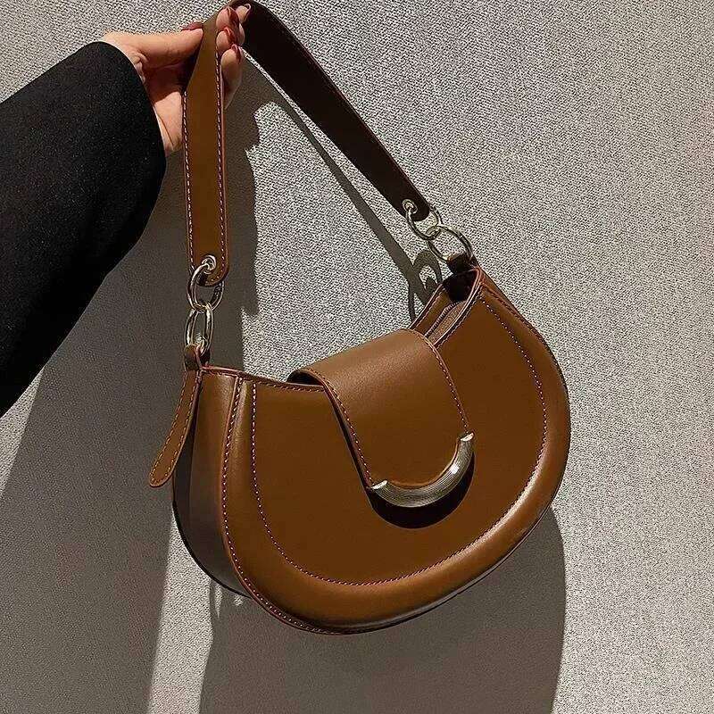 Armpit Shoulder Side Designer Trend Leather Small Underarm Crossbody Handbags and Purses Bags for Women