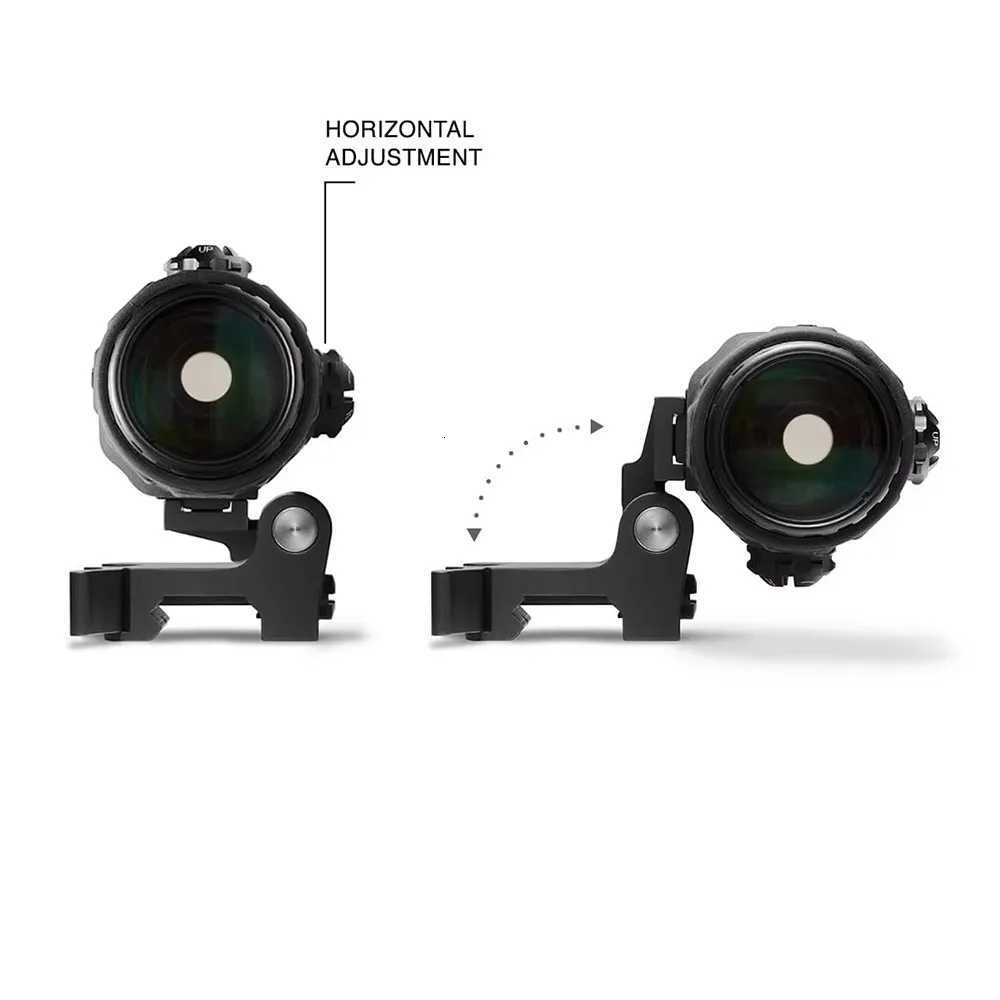 33 43 45 Sight Fixed 3X 5X Magnifier Scope With Switch to Side Quick Detachable QD Mount For Airsoft Hunting R250730