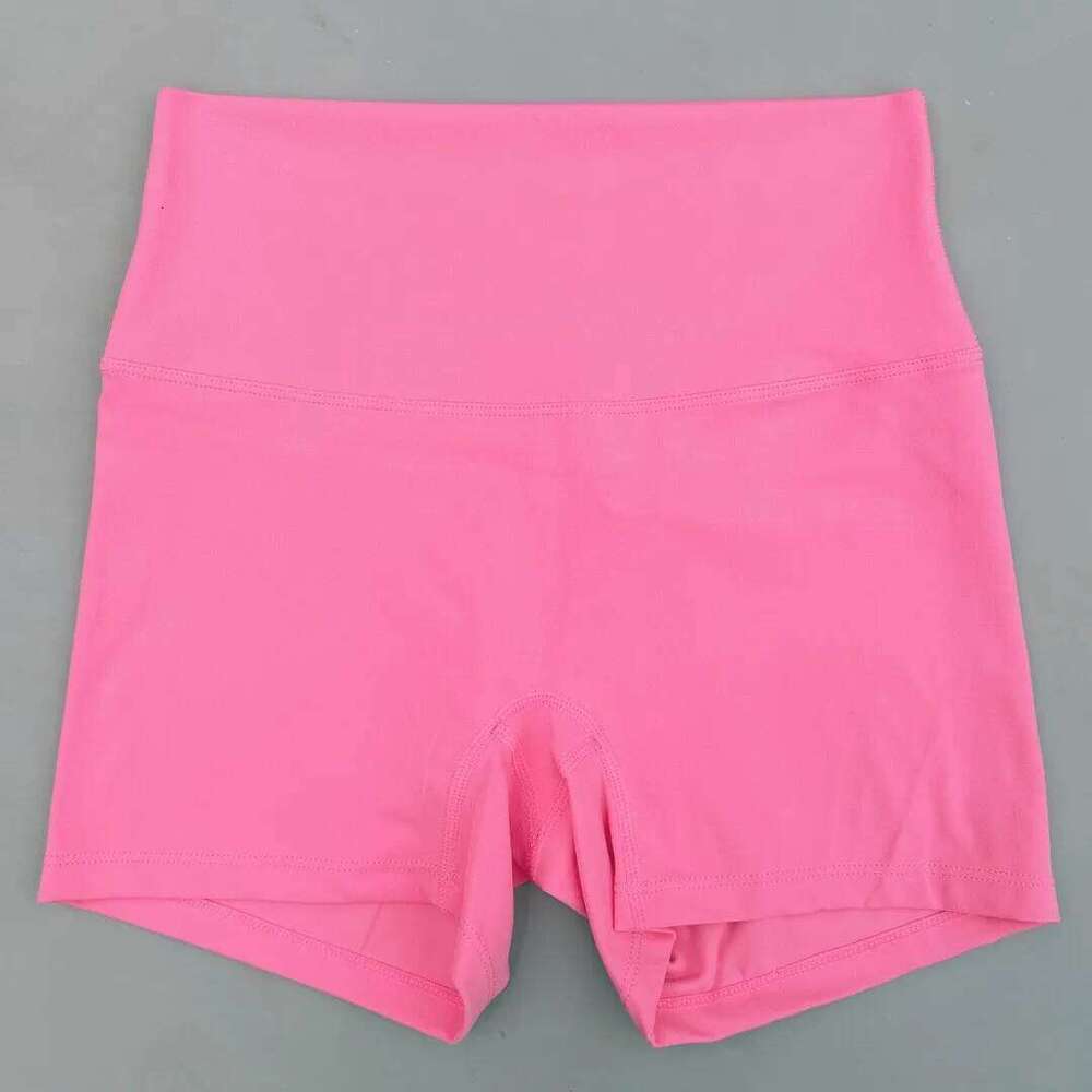Sexy Solid Color Women Fiess Sport High Waist Athletic Yoga Short Leg Cycling Comprehensive Training Jogging Squat Proof