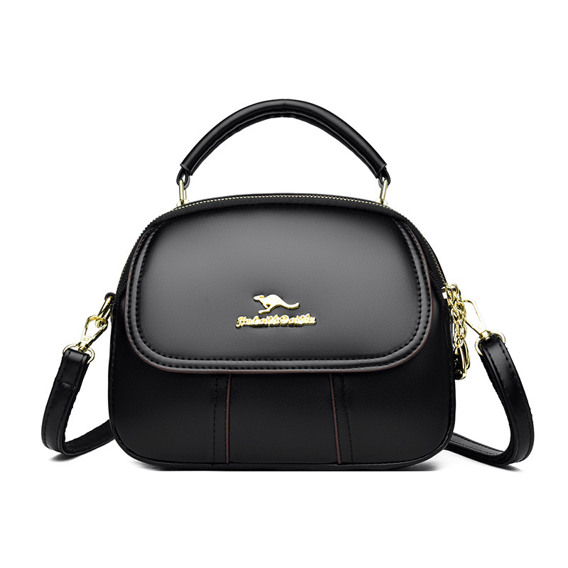 2025 Summer New Women's Shoulder Bag Texture Slant Fashion Women's Soft Leather Tote Bag New Large Capacity New Designer Luxury Bag
