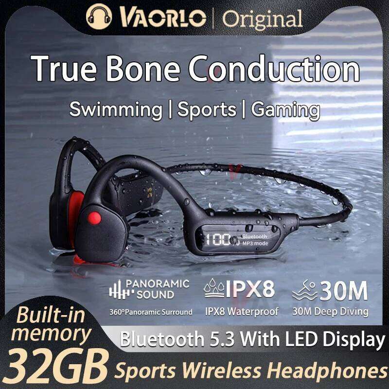 Designer Brand Niche X IPX Waterproof Swimming Bone Conduction Bluetooth MP Player HIFI Bass Music Popular Wireless Sports Headphones