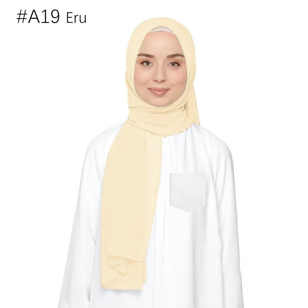 Y1354 Pearl Chiffon Bubble Silk Scarf Headscarf Ethnic Headscarf