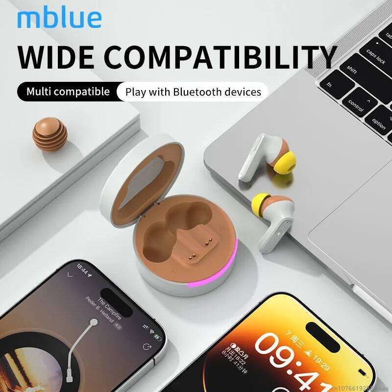 Designer Famous Brand Mblue AR Pro Wireless Bluetooth Noise Cancelling HD Mic Call Hifi Stereo Music Game Headphone