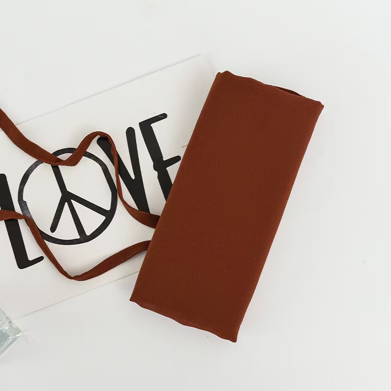 T1358 headscarf scarf retro ethnic chiffon beads solid color headscarf scarf multicolor retro style