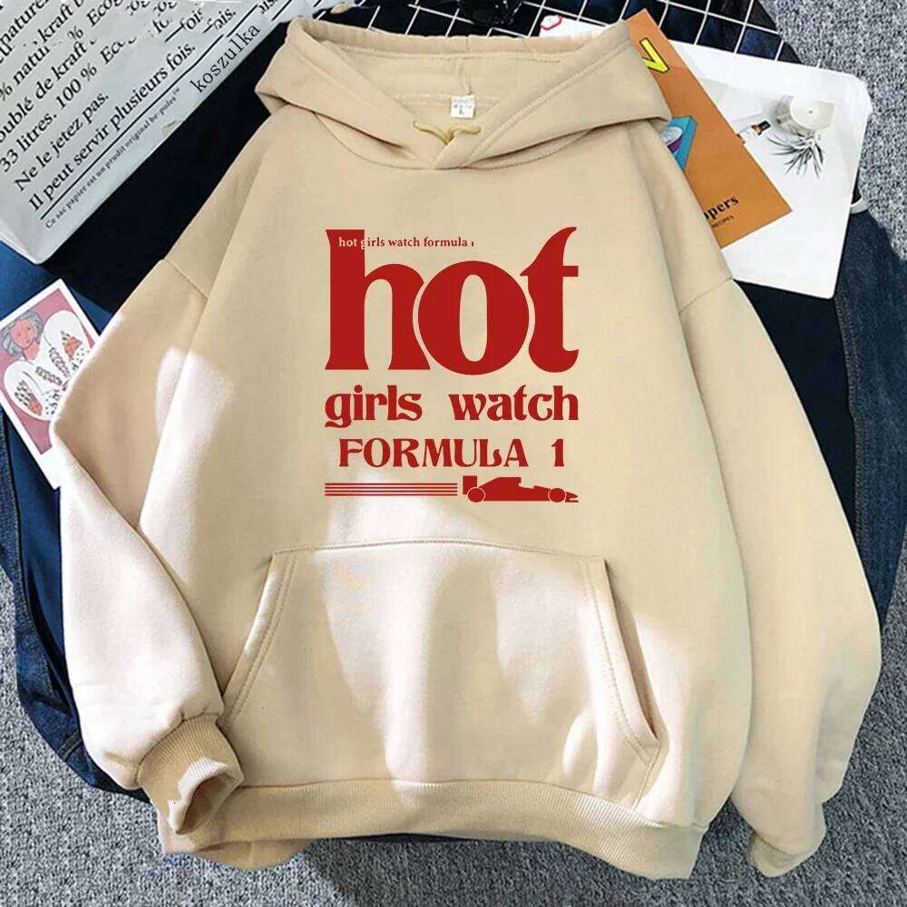 Designer Leisure High Quality Hot Girls Watch F1 Hoodie Funny Women/men Hoodies Unisex Sweatshirt Vintage Aesthetic Kawaii Haruku Winter Clothes