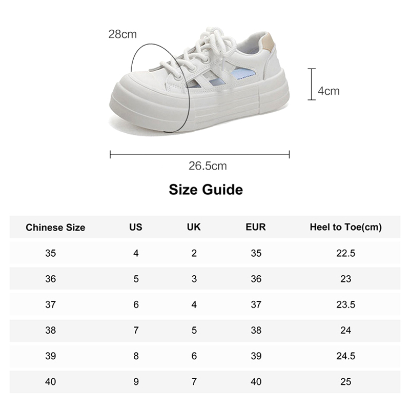 Mulinsen sneakers women's 2025 new summer hollow breathable ugly cute big head sports sandals women's casual white shoes