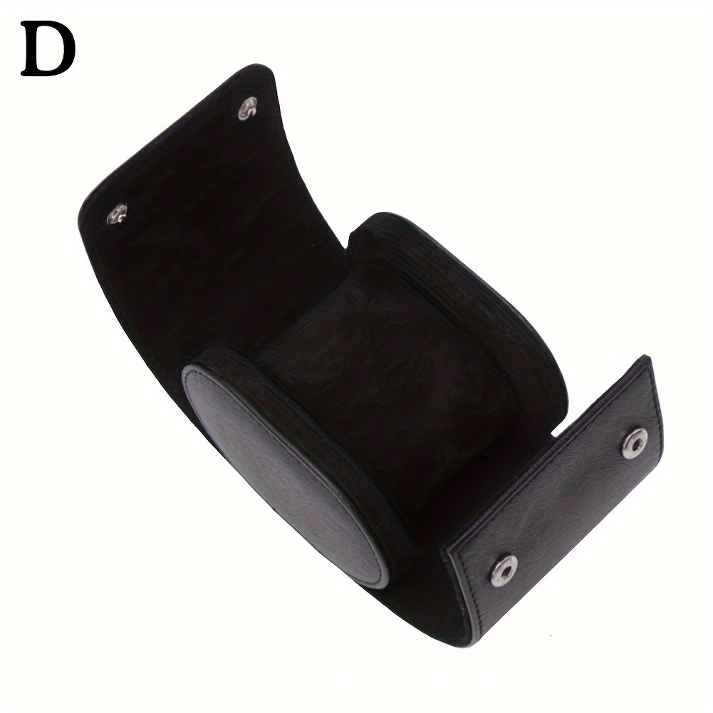 Watch storage box portable watch box PU three-position watch box dust-proof mechanical watch box travel watch bag 240912