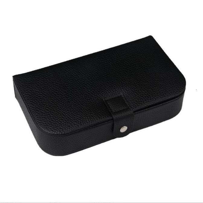 Hot Selling Portable Box Organizer Display Travel Jewelry Case Boxes Button Leather Storage Chenille Jeweler