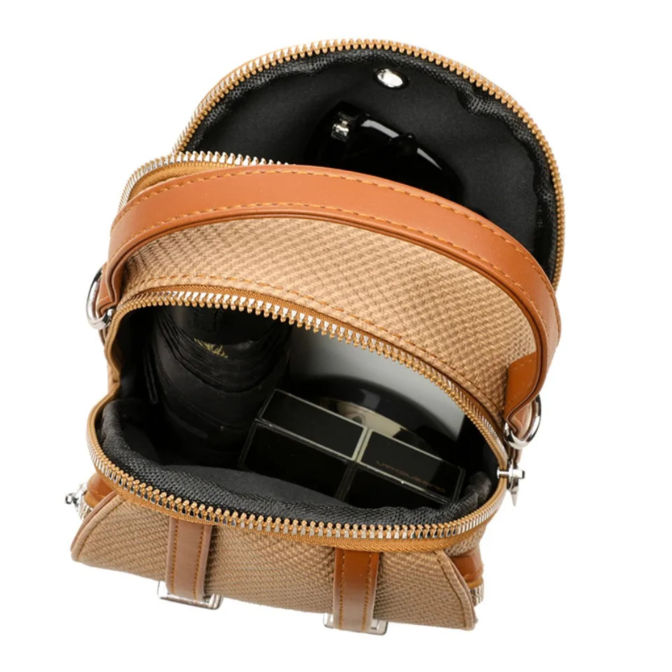 Small Shoulder Bags for Women Soft PU Leather Crossbody Bag Multifunction Messenger Casual Tote Lady Two Layers Handbag Sac 250725