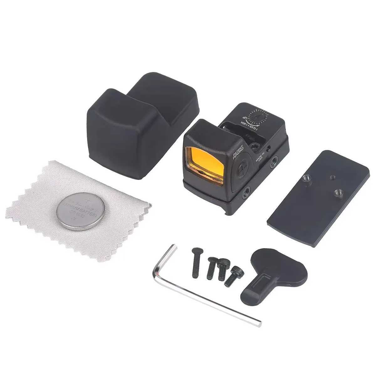 Tactical RMcc Compact Pistol Red Dot Sight 3.25 MOA Reflex Gun Scope for Glock43X Mos G43X G19 Glock19 Mos IWB Airsoft Holster R250730