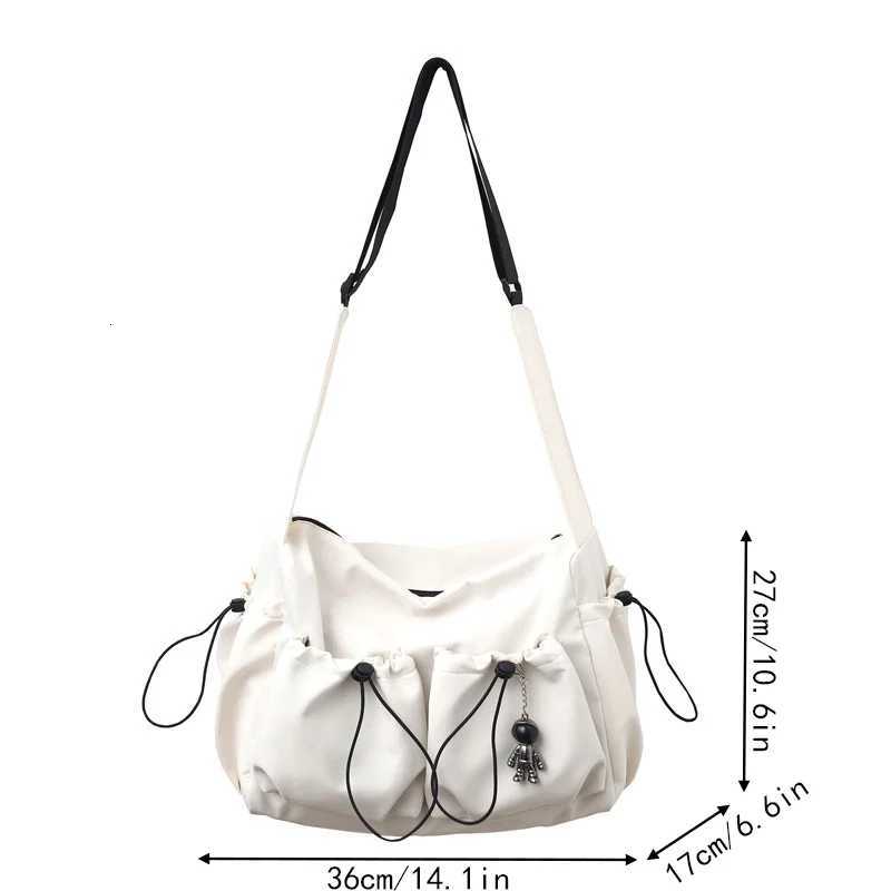 Womens Bag Crossbody Bag Japanese Satchel Shoulder Bag Mechanical Work Bag Tide Satchel Bags Street Trend Y250730